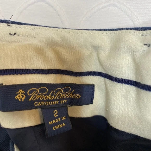 Brooks Brothers Caroline Fit Linen Pants size 2 - Picture 4 of 5